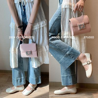 Мелкие туфли на плоской подошве женские студенческие туфли на мягкой подошве Doudou повседневные туфли женские