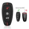 Ford Kuga Focus Mk3 Mk4 Mondeo Fiesta Titanium Ecosport Transit MK8 uchun silikon avtomobil kaliti qopqog'i, masofadan boshqarish pulti uchun aksessuarlar