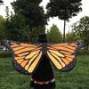 Colorful Soft Fabric Butterfly Wings Tippet Stole Scarf Ladies Fairy Costume