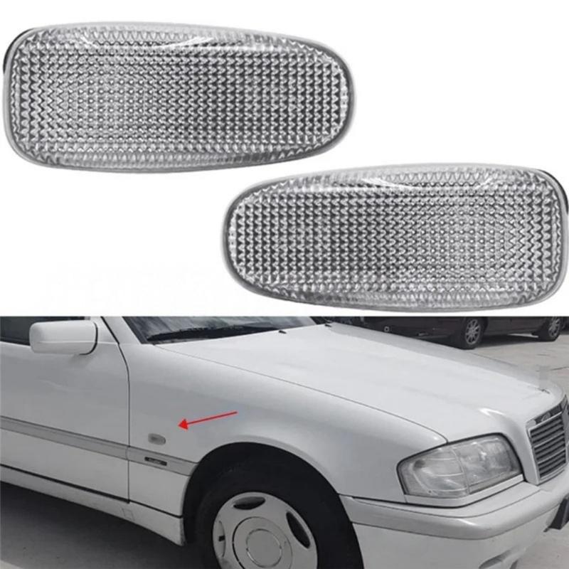 Для MERCEDES Для BENZ ДЛЯ W210 ДЛЯ W208 ДЛЯ W638 ДЛЯ CLK Боковой габаритный огонь Указатель поворота Автомобильные фары Запчасти Аксессуары