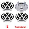 New 2026 4pcs 56mm Car Wheel Badge Center Sticker 60mm Wheel Hubcap Cover Accessorie For VW golf Passat R Rline GTI Polo CADDY Beetle zs0