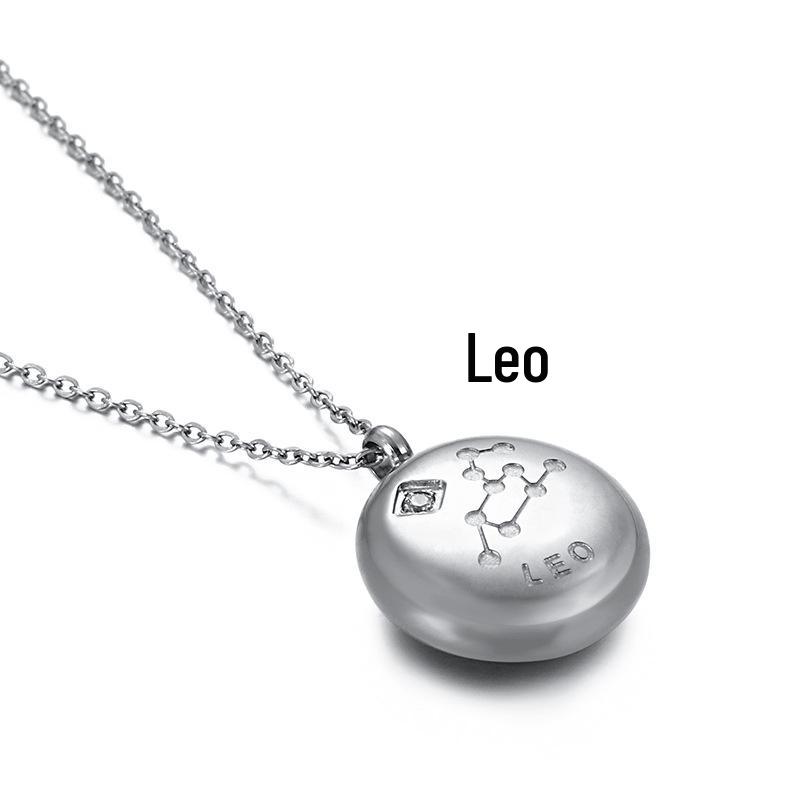 Женское ожерелье Kalen из титановой стали с бриллиантами «Двенадцать созвездий» - Модные украшения в японском и корейском стиле