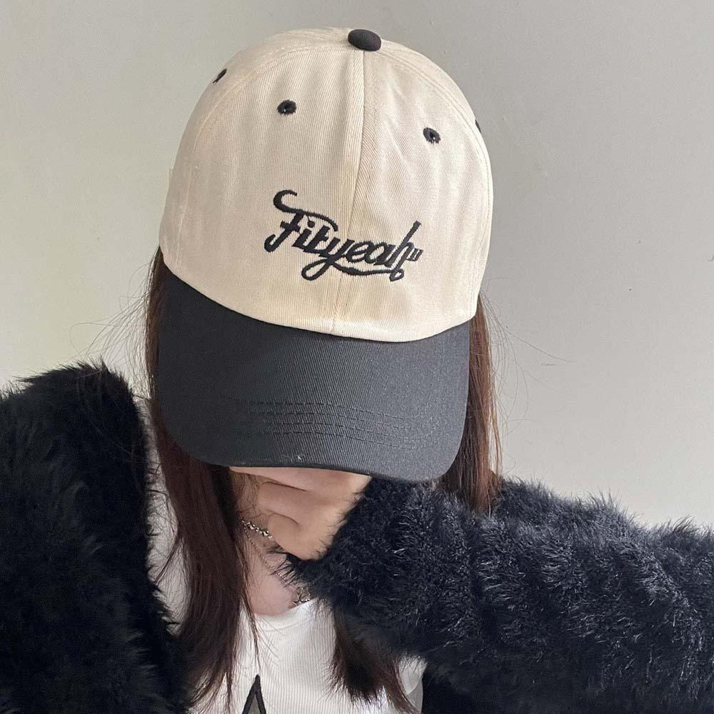 Adjustable Letter Embroidery Baseball Cap Sunscreen Summer Sunshade Hats Unisex Peaked Cap Sports