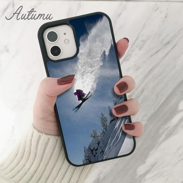 Чехол для телефона Snow Or Die Ski Snowboard для iPhone 11 12 13 14 Pro Max mini XR XS SE 2020 6S 7 8 Plus Samsung Galaxy S21 S22