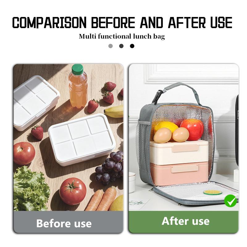 cxdjmy1 Car Styling Insulated Lunch Bag Insulation Bento Pack Foil Rice Bag Meal Pack For Mitsubishi Outlander Lancer Cross Colt Xpander