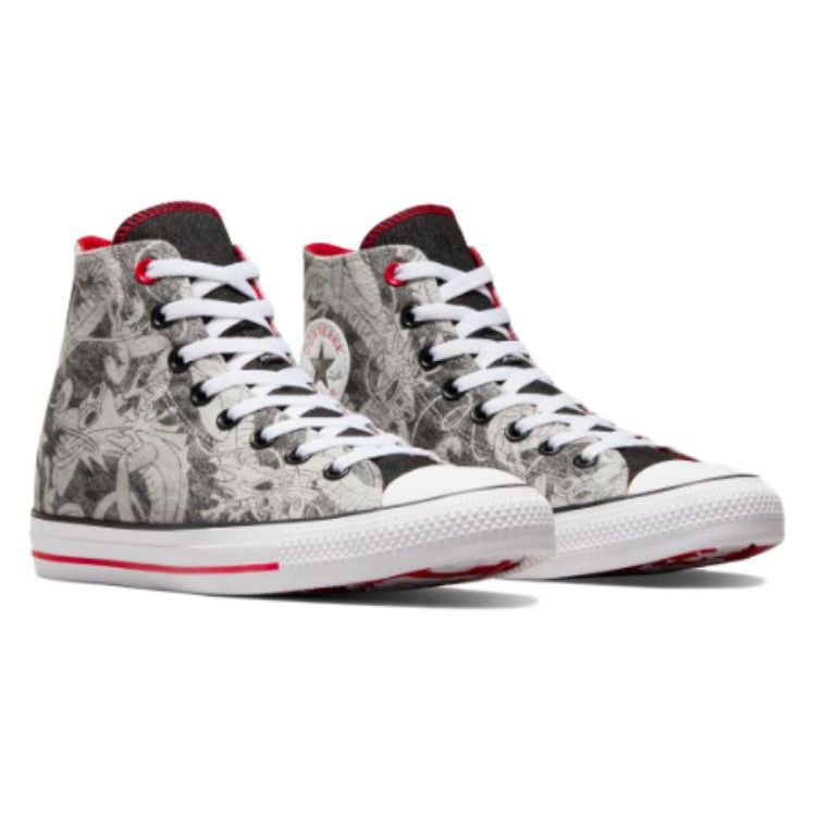 Converse Кеды унисекс All Star с высоким верхом, из прочного канваса, с амортизацией, черные A08702C