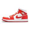 Air Jordan 1 Mid Habanero Красные женские кроссовки Оранжево-белые BQ6472-116