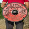 45.72 Cm Wooden Viking Shield, Norse Viking Warrior Shield, Valhalla Round Viking Shield, Ideal for LARP, Battle Cosplay Home Decor