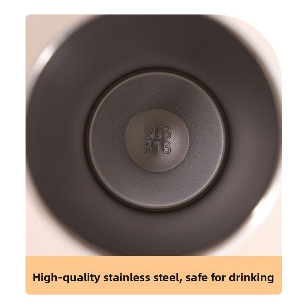 Cute Thermos Bottle 600ml Cold Beverages Cups Durable Vacuum Flask  Travel