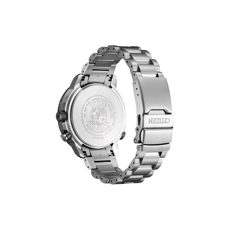 Citizen PROMASTER Часы на кварцевом механизме с титановым ремешком Мужские часы Черный циферблат CB0206 86X CB0206-86X
