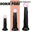 Животные дилдо для женщин, мастурбация, секс-игрушки, силиконовый реалистичный дилдо в виде лошади, большой пенис, огромная анальная пробка, простата, пробка для ануса, взрослые