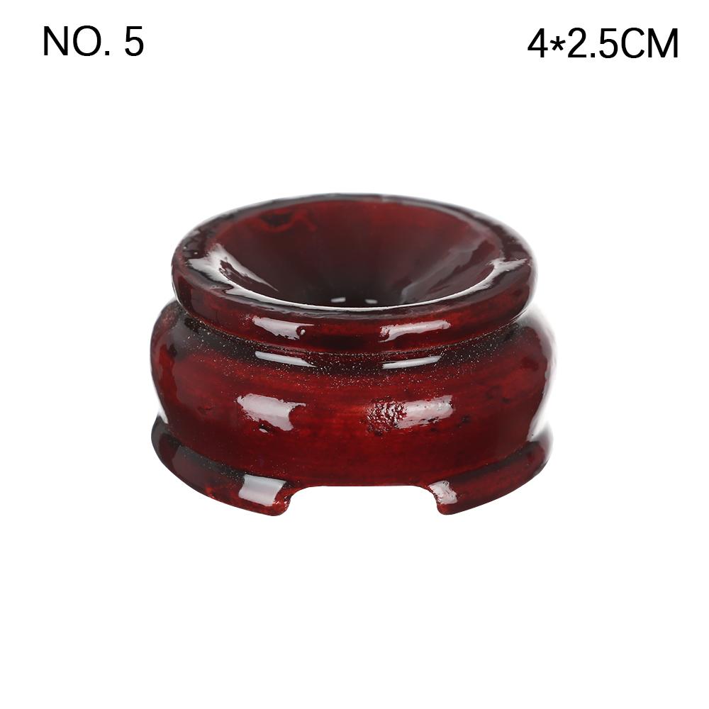 Natural Wood Holder Globe Base Miniature Display Stand Statue Pedestal Magic Sphere Holder Desktop Ornament For Crystal Ball Hot