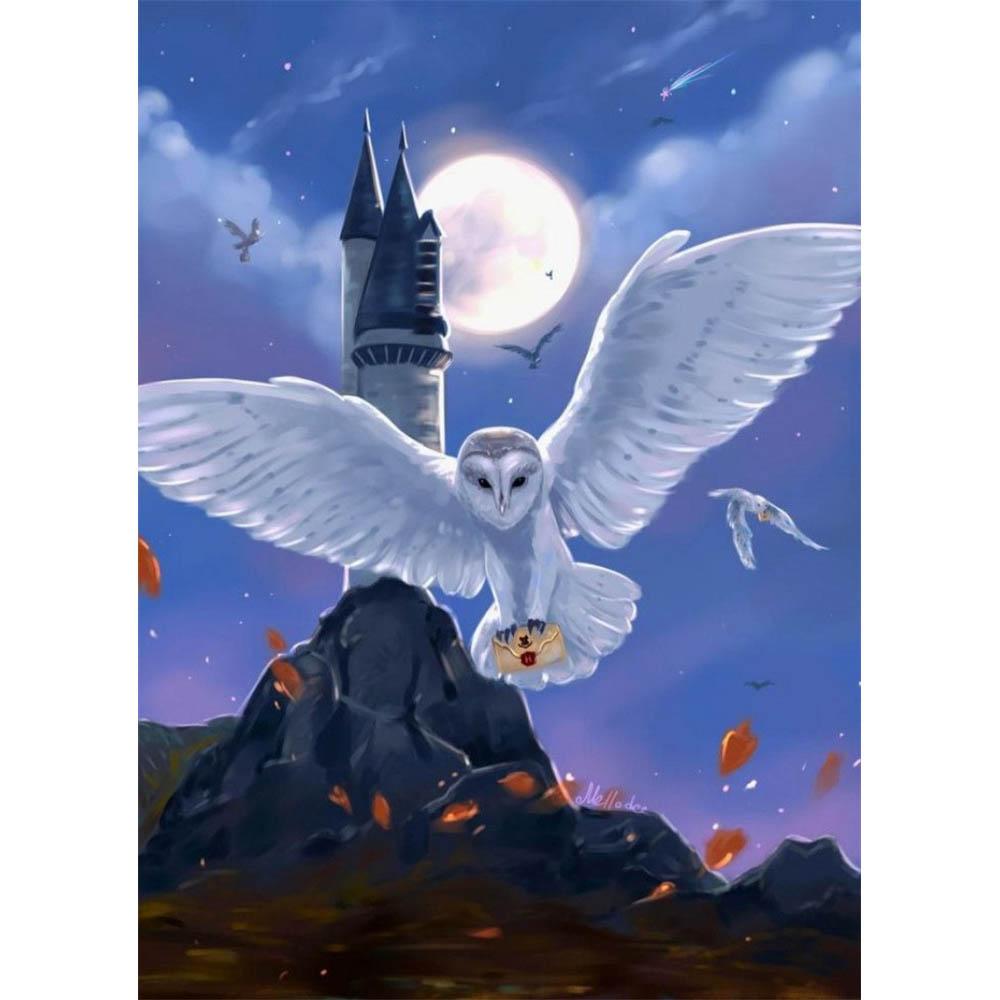 5D DIY Алмазная Аэро-живопись Гарри Поттер Волшебный Замок Сова Новая Коллекция Вышивка Бижутерия Декор для дома Мозаика Вышивка крестом Подарок