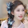 Beads Moonlight Tulle Shark Clips Large Size Ancient Style Hairgrips  Daily
