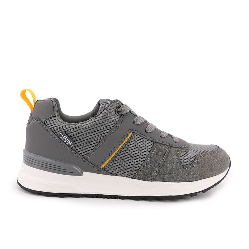 DEELUXE 74 Men's Grey Low-Top Sneakers