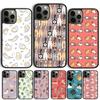 Забавный Мультяшный Кот Чехол для Телефона Для iPhone 17 Air 15 16 Чехол 11 13 14 Pro Max 12 Plus Max Fundas
