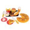 Simulation Food Children Pretend Kitchen Toys Hamburger Cooking Toys Play Pretend Pizza Set Ste X1S6