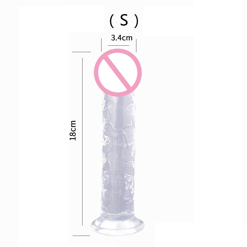 Realistic Dildo for Women Masturbation Suction Cup Soft Jelly Dildo Big Penis Anal Plug Erotic Sex Toy for Adult Sex Masturbator