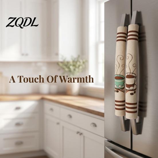 Comfortable Grip Appliance Covers 3Pcs Refrigerator Handle Covers, Washable Anti-Slip Kitchen Door Protector for Home Decor Gift Fridge Microwave Oven