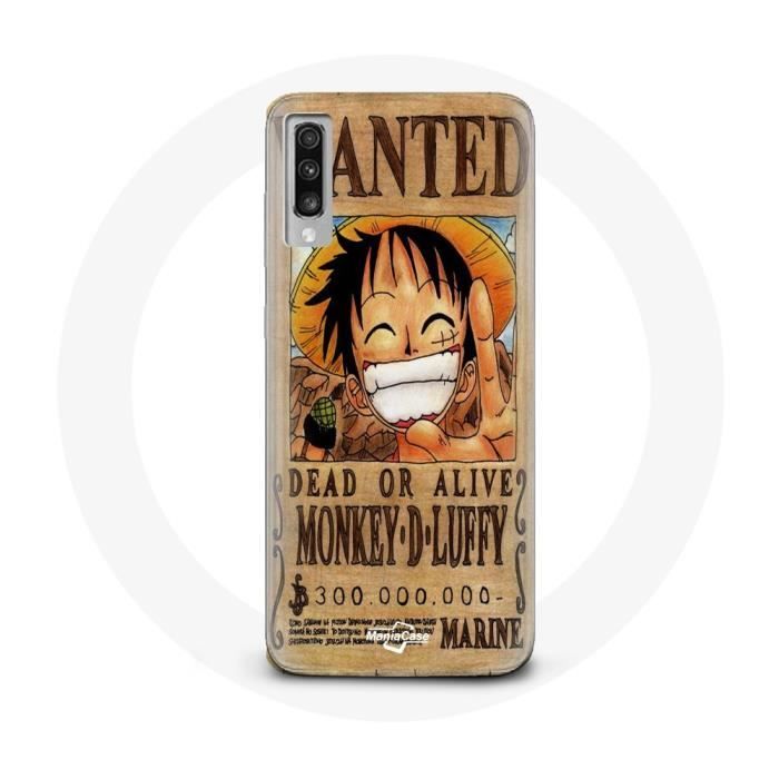 Coque Samsung Galaxy A70 One Piece Manga Luffy affiche de recherche