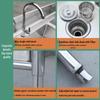 HANDUNYOU Commercial 3-Compartment Stainless Steel Kitchen Sink