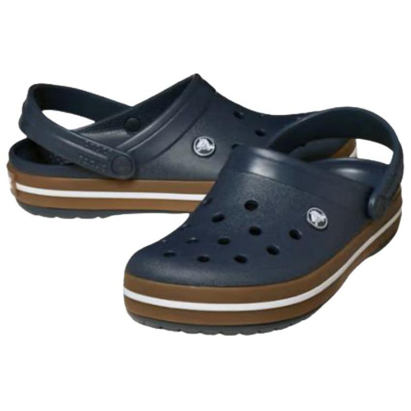 Crocs Crocband Casual Versatile Outdoor Breathable Clogs Unisex Navy Blue 212756-410