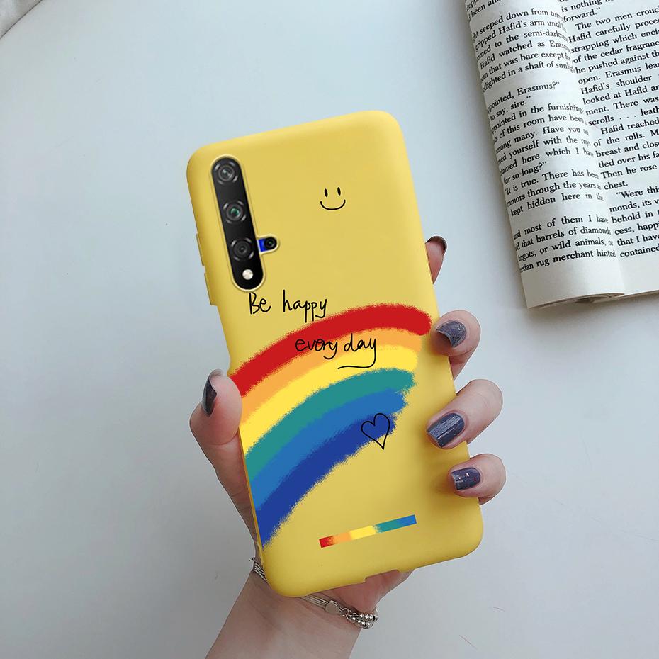 For Honor 20 Case For Honor 20 Pro YAL-AL10 Cover Cute Cat Cartoon Painted Phone Case For Honor20 20Pro YAL-L21 Soft Bumper Capa