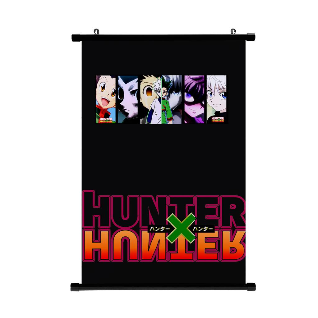 HUNTER X HUNTER Картина Свиток Постер Гон Фрикс Киллуа Хисока Домашний Декор Подвесная Картина Мальчики Девочки Свиток Постер