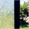 Transparent Window Film Privacy Static Cling Non Adhesive Film Stained Glass Vinyl Film Sun Blocking Window Sticker Decoration