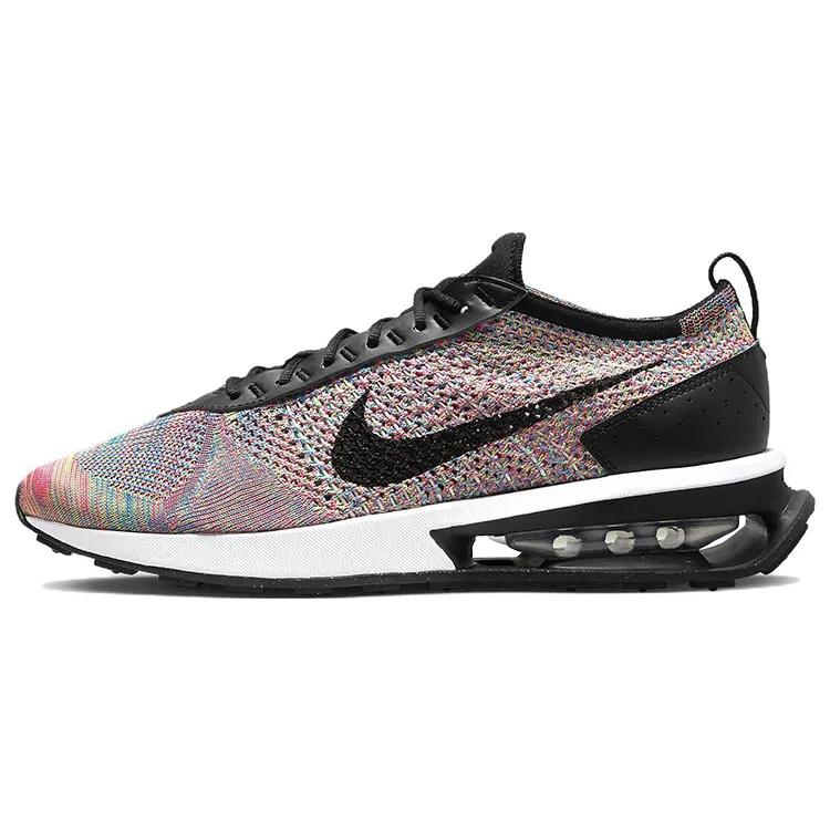 Nike Air Max Flyknit Racer 'Разноцветный' (унисекс) Зеленый призрак / Розовый взрыв / Фото синий / Черные беговые кроссовки DJ6106 300