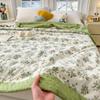 Lightweight Cooling Comforter, Floral Printed Summer Bedding, High-Quality Polyester Fabric with Ultra-Fine Fiber Filling, Ideal for Bedrooms