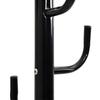 Coat Rack Black 183 cm Powder Coated Iron