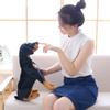 23-66cm Simulation Black Dog Animal Model Big Ornament Toy Dog Puppy Dachshund Lifelike Stuffed Toy Pet Dog Handmade Home Decor