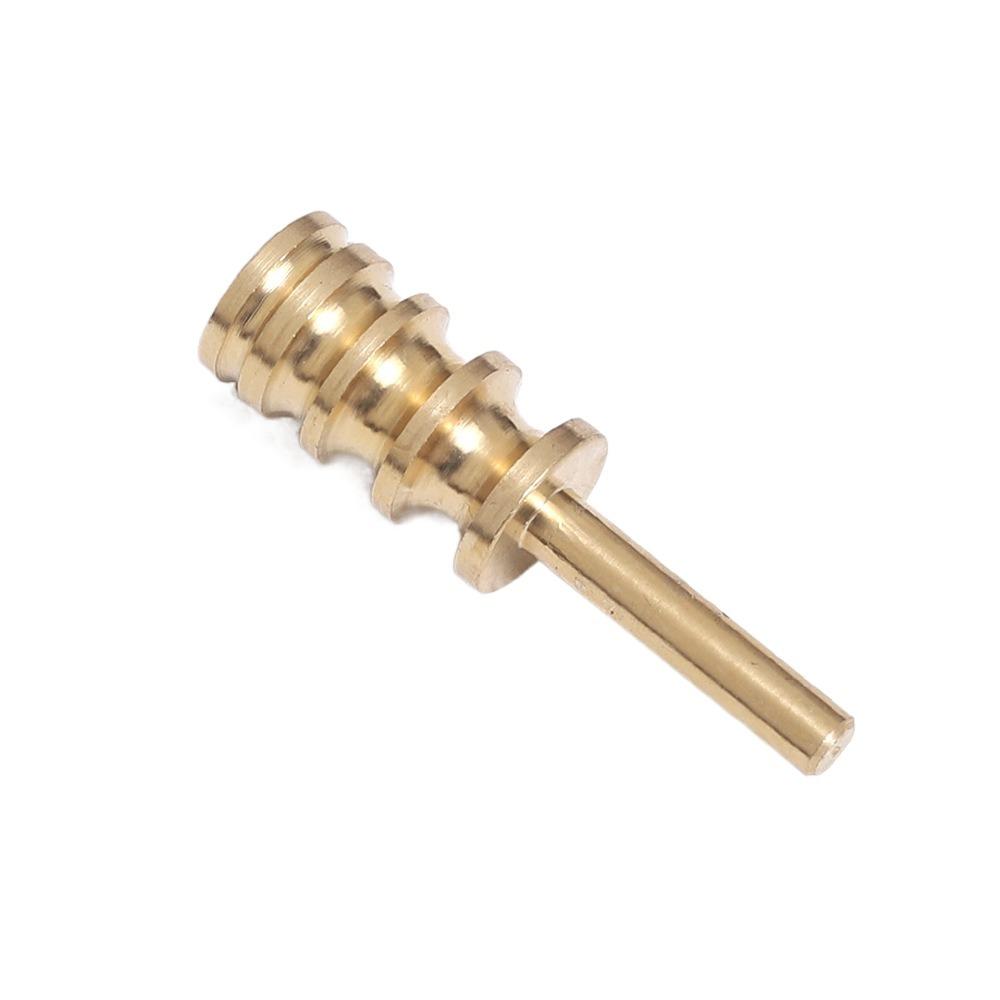 Pointed or Flat Tip Leather Burnisher Tool Brass Pressing Line Leather Edge Slicker Marking Creaser Burnishing Tool