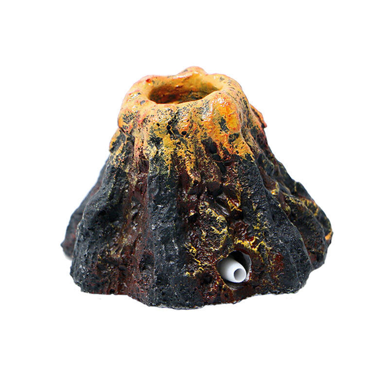 1 шт. нежный воздушный пузырьковый камень кислородный насос украшение для аквариума декор в форме вулкана праздничный подарок