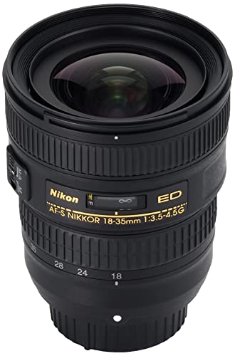 Nikon Сверхширокоугольный зум-объектив AF-S NIKKOR 18-35 мм f/3.5-4.5G ED, совместимый с полноразмерными камерами