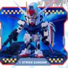   Genuine Qmsv Mini Series Strike  Destiny Gd Zaku Robot Figure Boy Collector Festival Toys Gifts