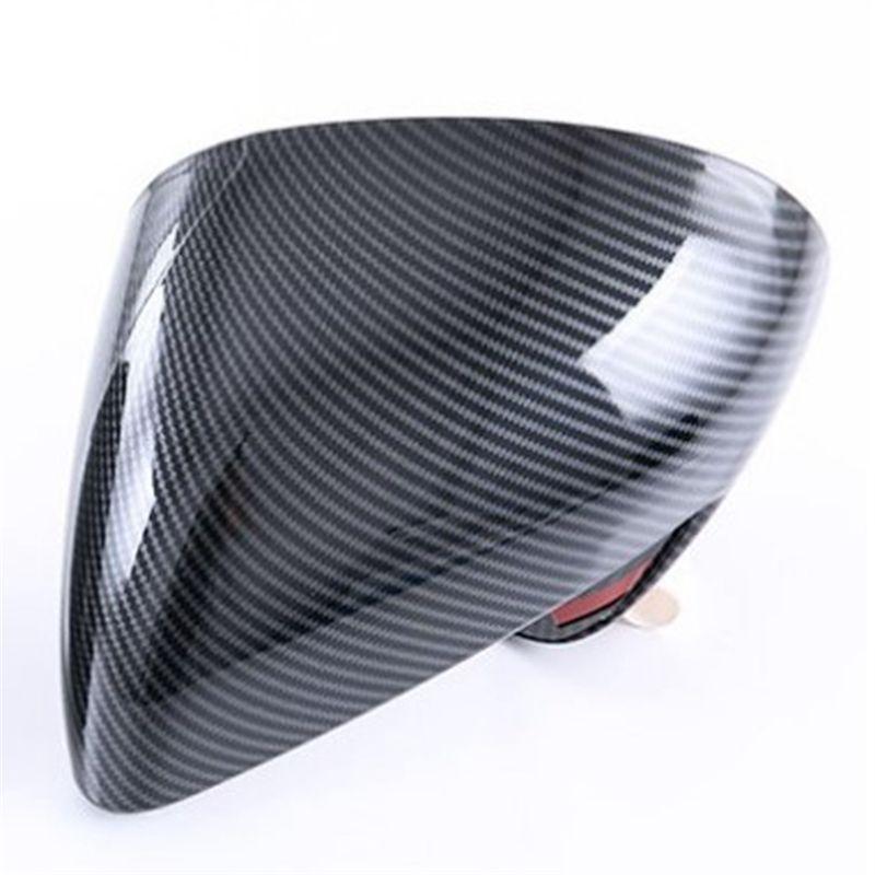 Car Carbon Fiber Style Door Side Mirror Cover Trim Sticker Accessories Accessory For BYD Dolphin Atto1 EA1 2022 2023