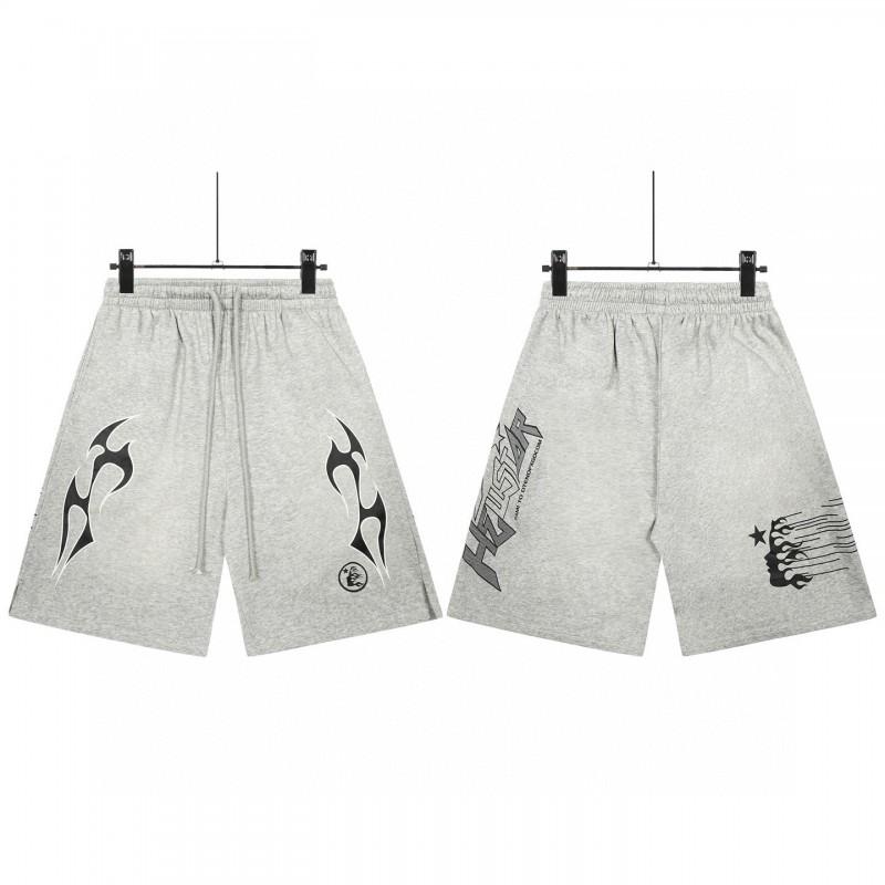 Mens Streetwear Washed Vintage Cotton Shorts Straight Cut Casual Beach Short Pants 2026