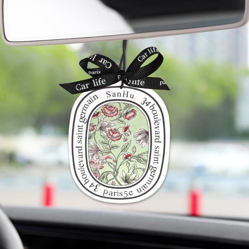 Автомобильные ароматические таблетки Твердый автомобильный освежитель воздуха Настенный Ароматерапия Украшение салона автомобиля Стойкий аромат воздуха Подвеска