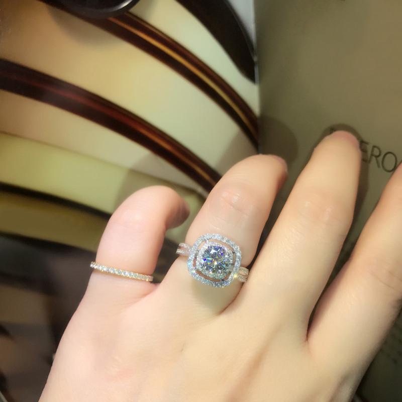 Новые нежные кольца принцессы с блестящим цирконием для танцевальной вечеринки, нарядное женское кольцо высокого качества, новые модные украшения