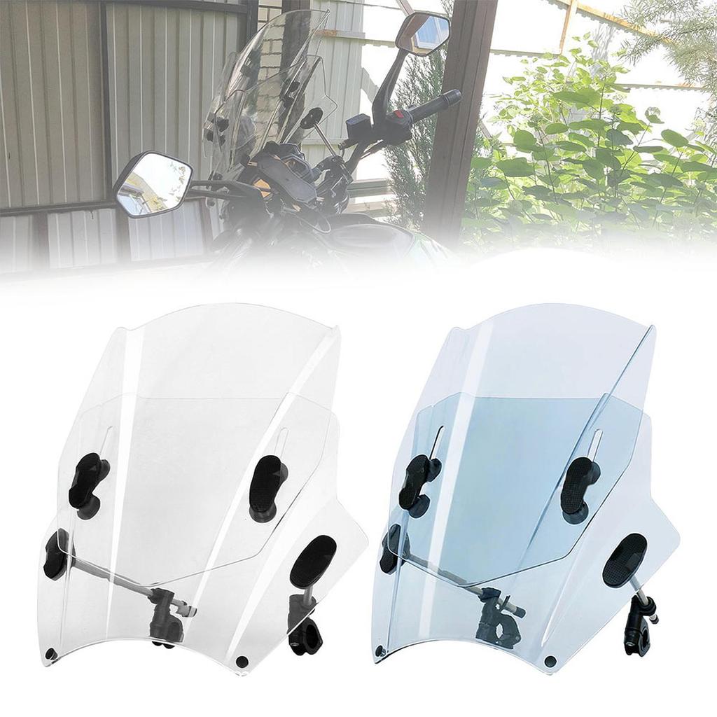 Motorcycle Windscreen Adjustable Replace Accessories Easy Installation Motorbike