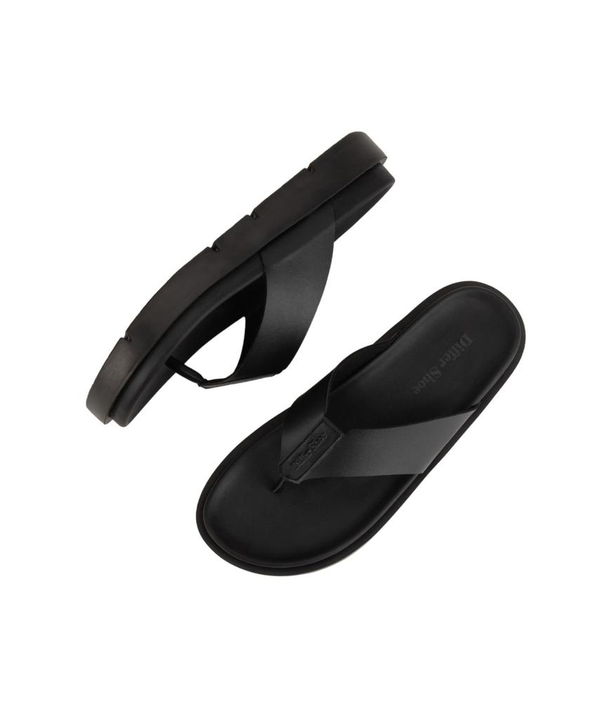 Кожаные шлепанцы Differshoe для дома и улицы, 5 см