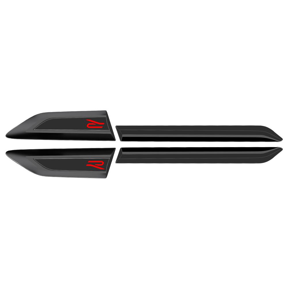 Для VW Volkswagen Jetta MK5 Golf 2 шт. ABS GTI 4 Motion R RLINE Буквы Наклейки Значки Эмблемы на Крыло Автомобиля Для VW Volkswag