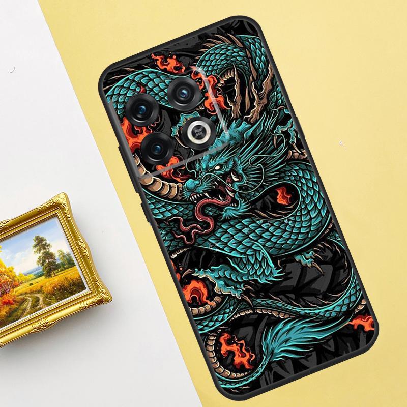 Японский Дракон Художественный Чехол Для Oneplus 10 Pro 9 Pro Ace 10T 9RT 8T Чехол Для Oneplus Nord 2 2T CE N10 N20 N300
