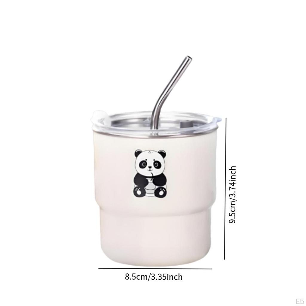 Stainless Steel Tumbler 450ml Reusable Mug Drinking Bottle for Activities Hiking Playground