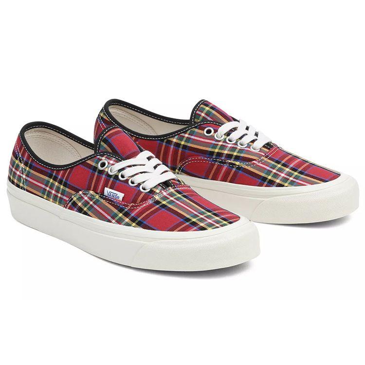 Vans Оригинальные мужские и женские низкие кеды в клетку 44 DX Красно-коричневые VN0A5KX4RGR