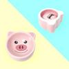Ceramic Hamster BowlSmall Animal Food Feeder2 PCS Water Bowl for Reptile, Small Bunny, Chinchilla, Hedgehog or Turtle