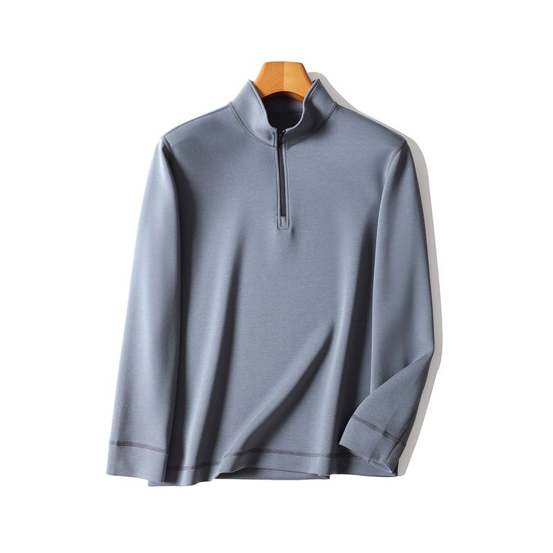 American Stand Collar Cashmere Bottoming Shirt Cattle Goods Coat Sweatshirt