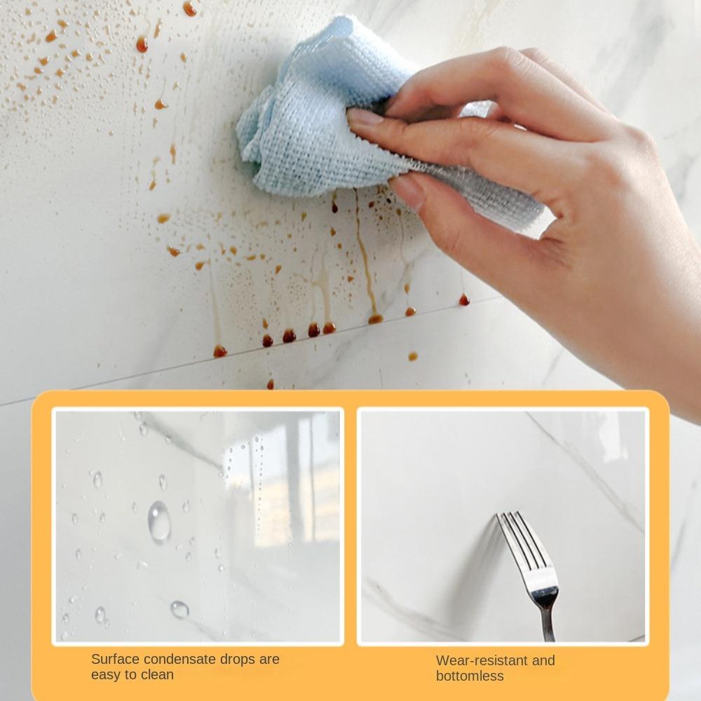 3D самоклеящиеся плитки, напольные наклейки, влагостойкие обои, настенные наклейки, мрамор для ванной комнаты